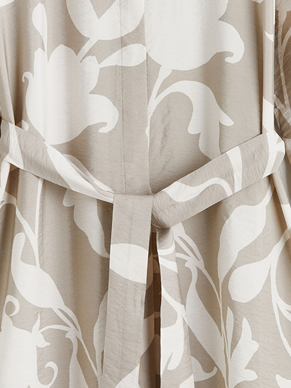 Kahverengi Desenli Kadın Gömlek Tunik-5