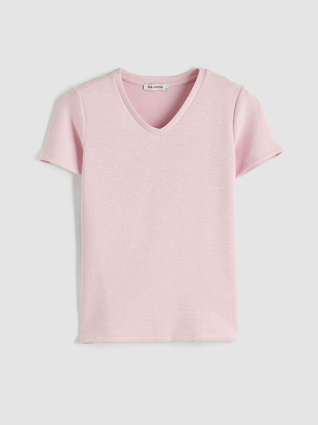 V Neck Soft Touch Women's T-Shirt-4