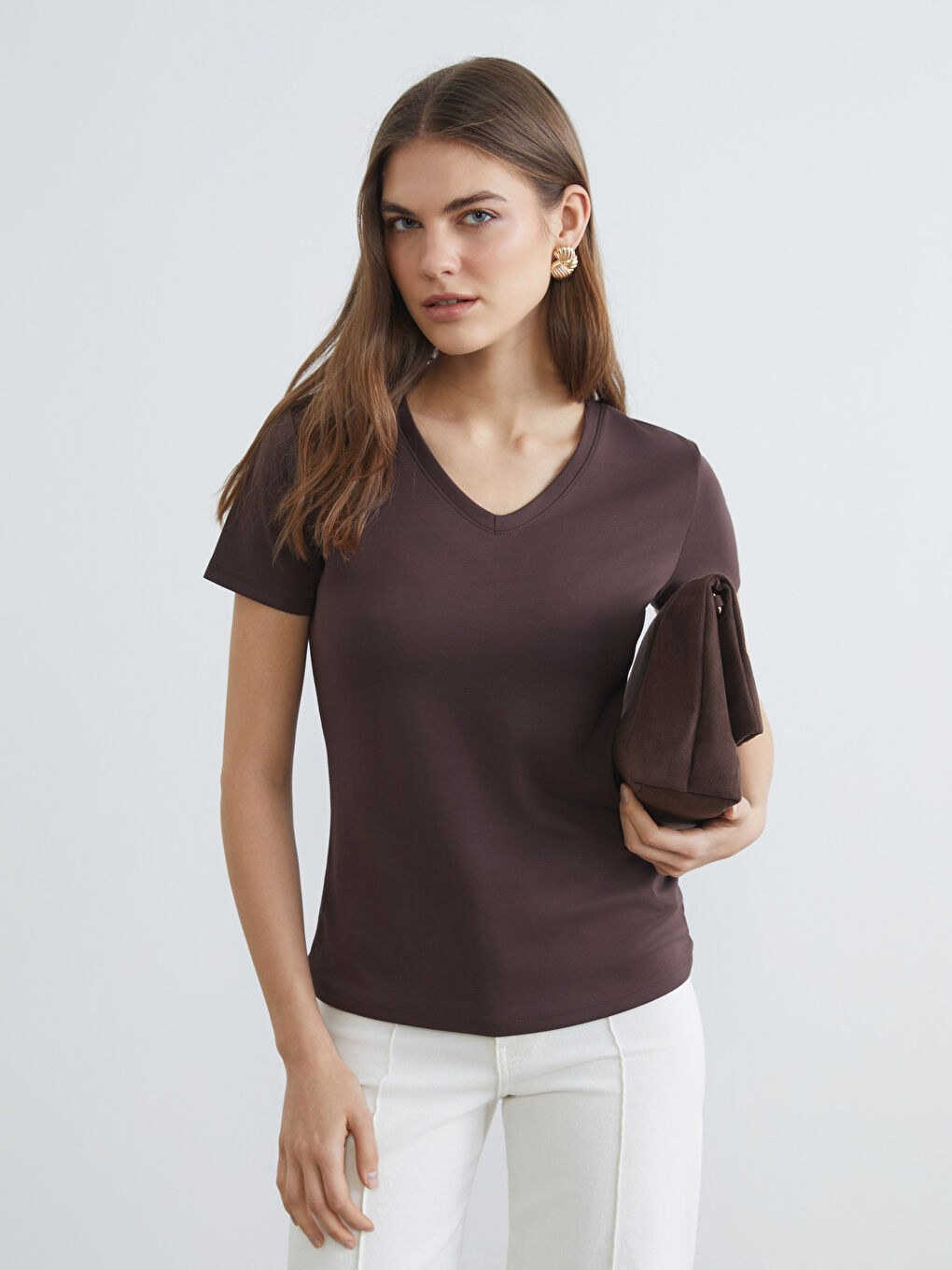 V-Neck Soft Touch Women's T-Shirt
