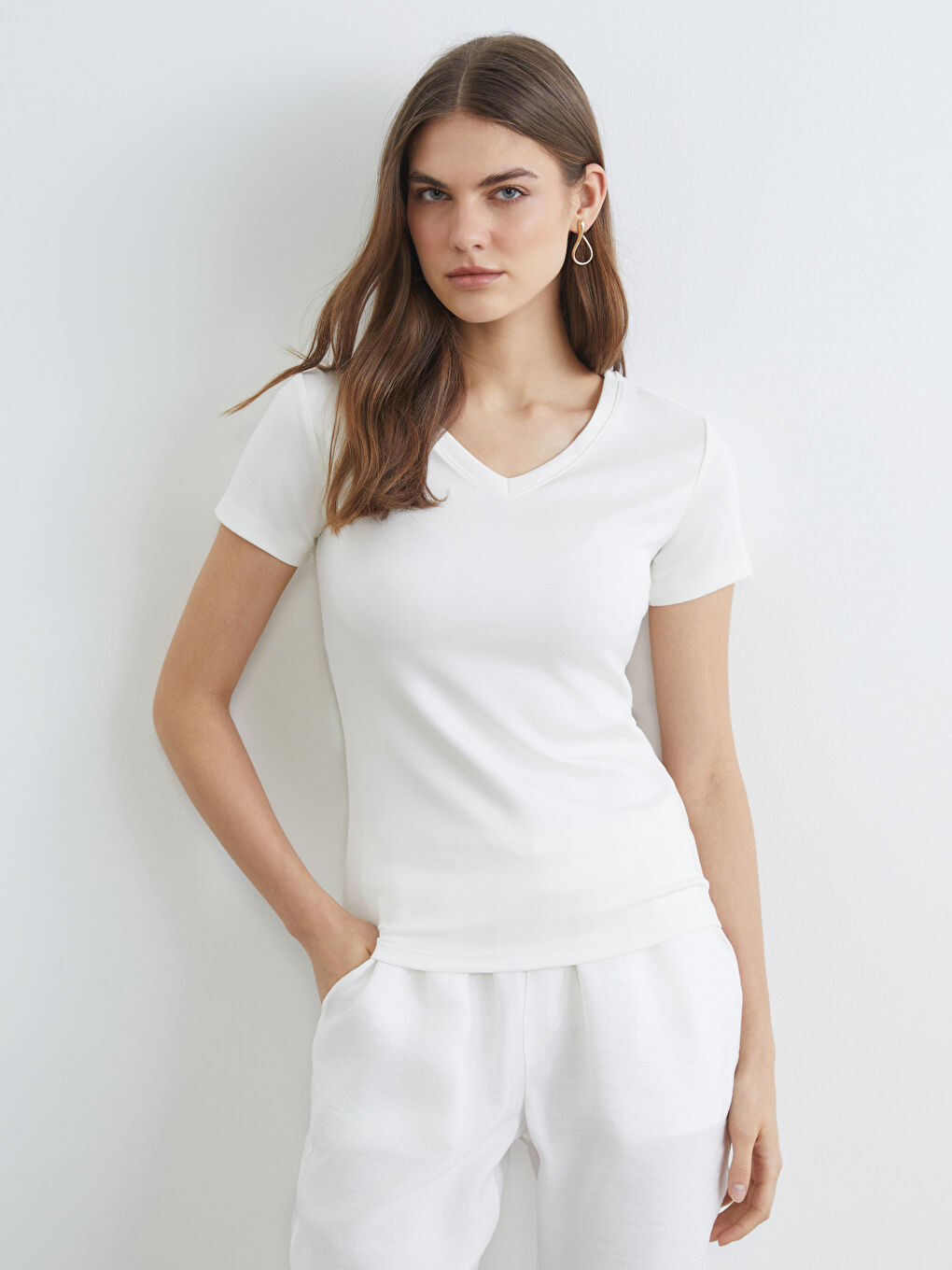 V-Neck Soft Touch Women's T-Shirt