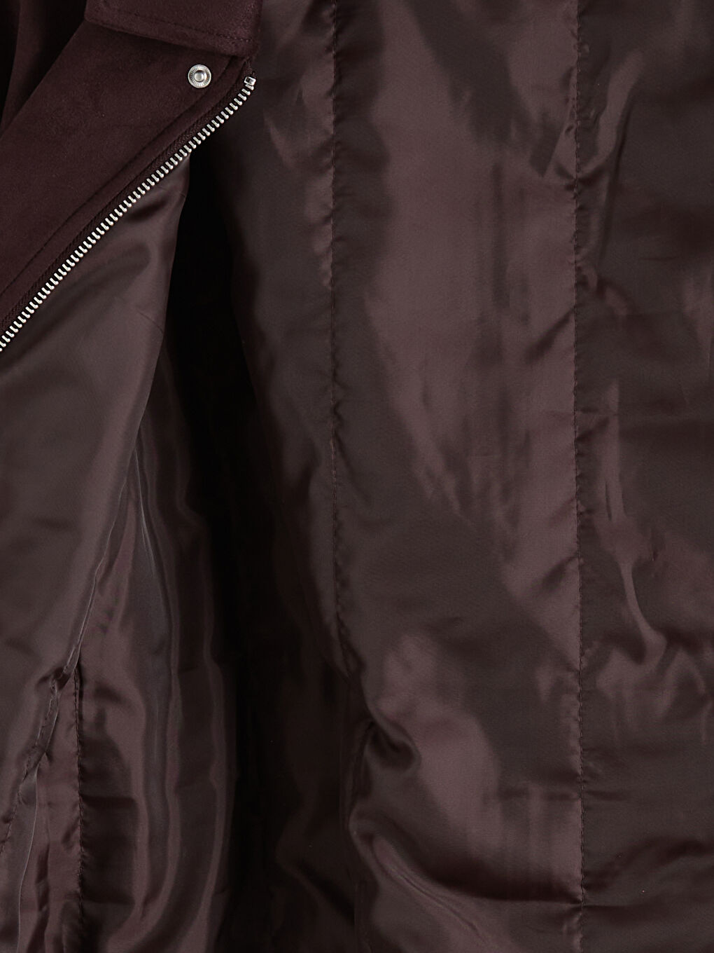 Kahverengi Standart Kalıp Erkek Süet Mont-6