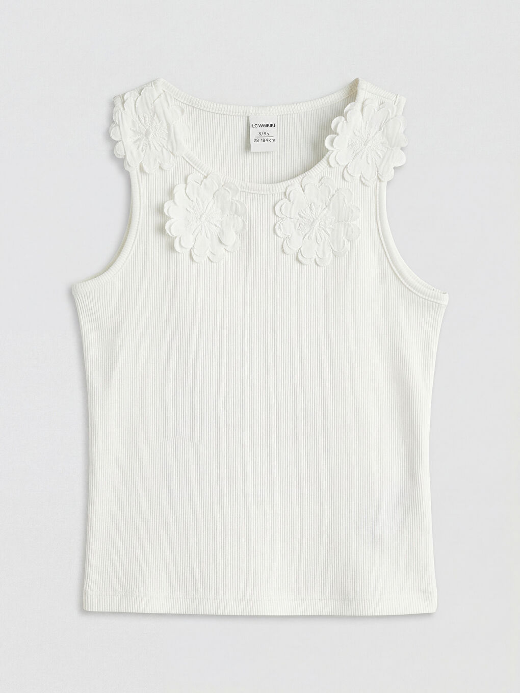 Κορίτσι ΛΕΥΚΟ Αμάνικο μπλουζάκι