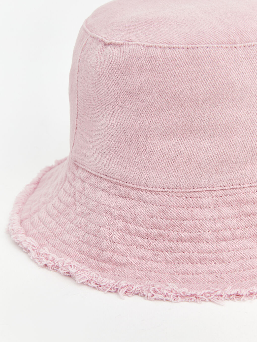 Pembe Kadın Bucket Şapka -1