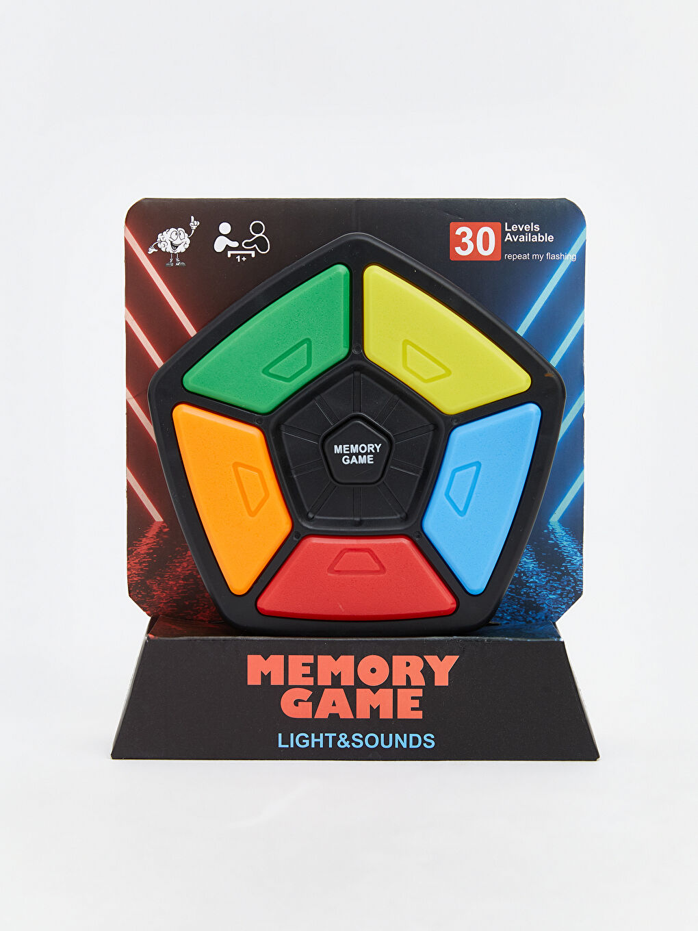 Electronic Memory Game Light-Up Colors Repeat Memorization Memory Toy