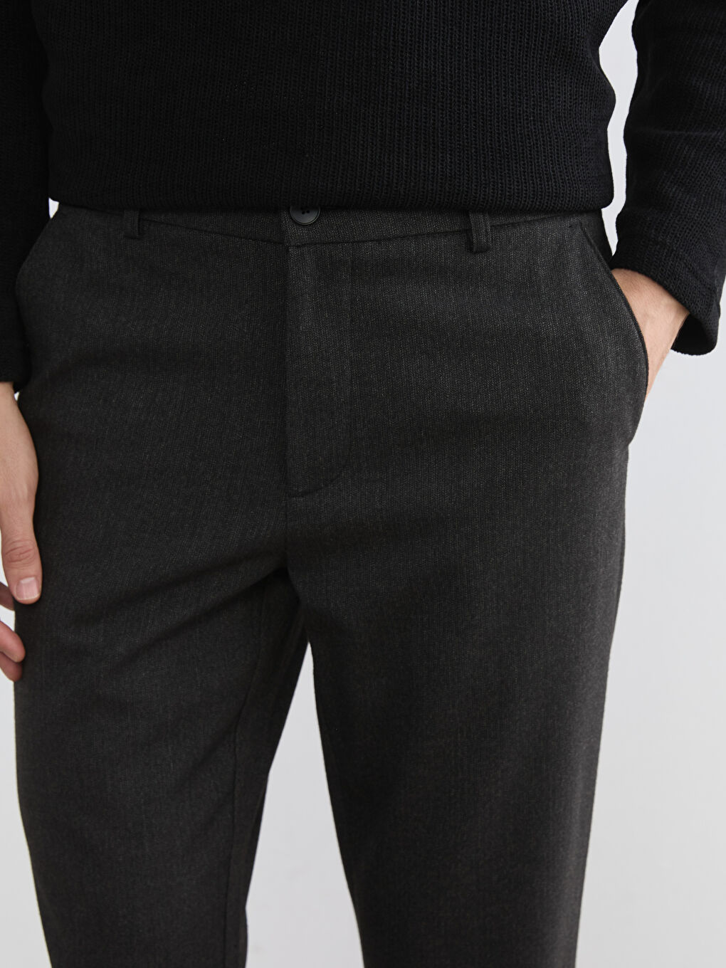 Men's Regular Fit Trousers-2