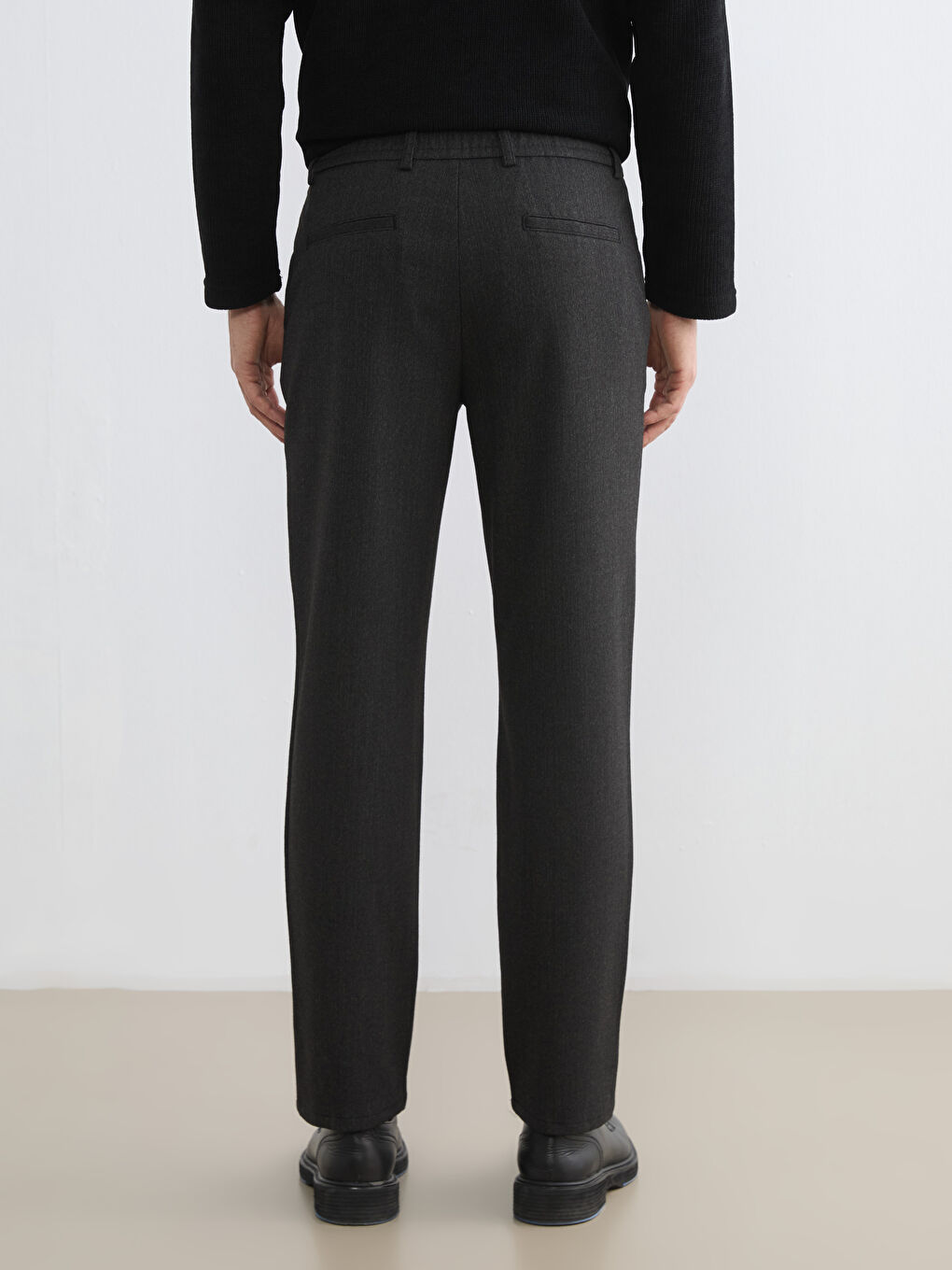 Men's Regular Fit Trousers-3