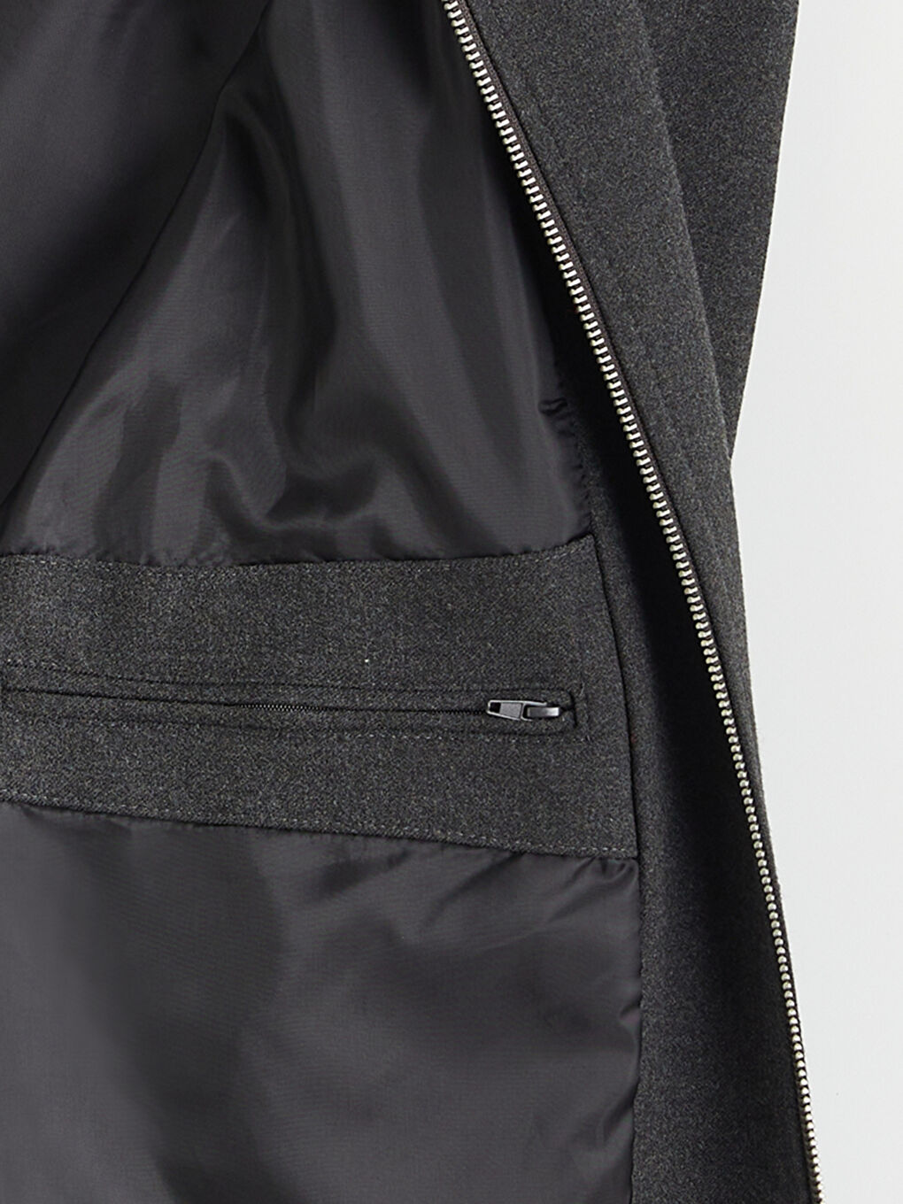 Antrasit Standart Kalıp Erkek Mont-2