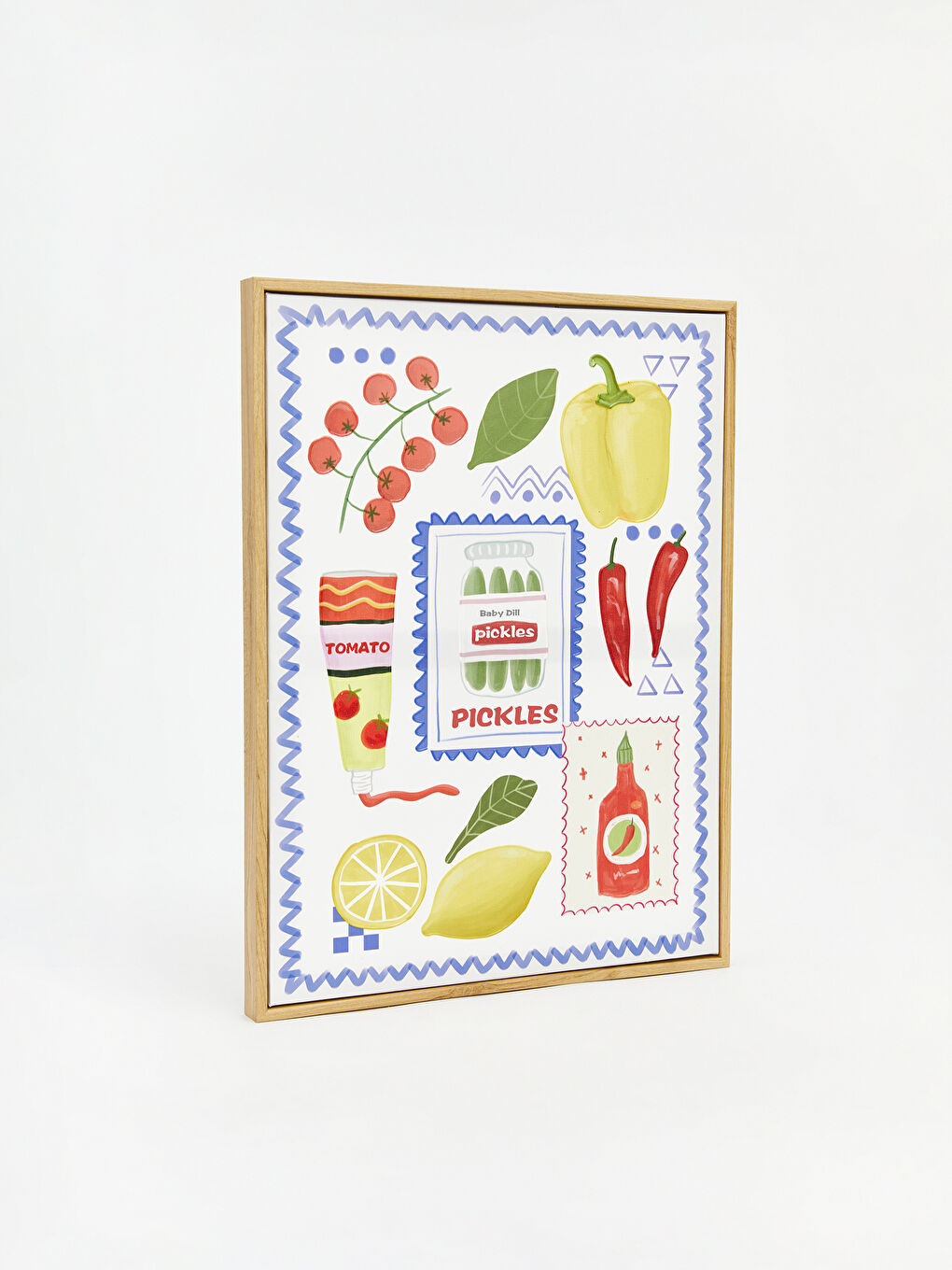 Karışık Baskılı Ahşap Çerçeve-2