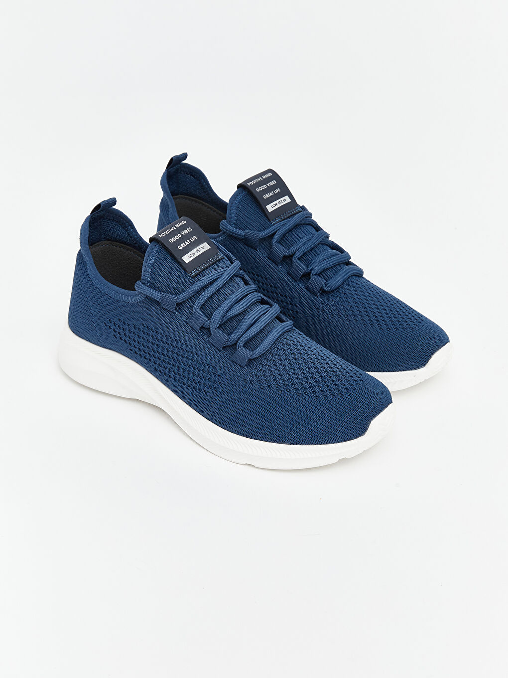 Mavi File Detaylı Erkek Çocuk Spor Ayakkabı