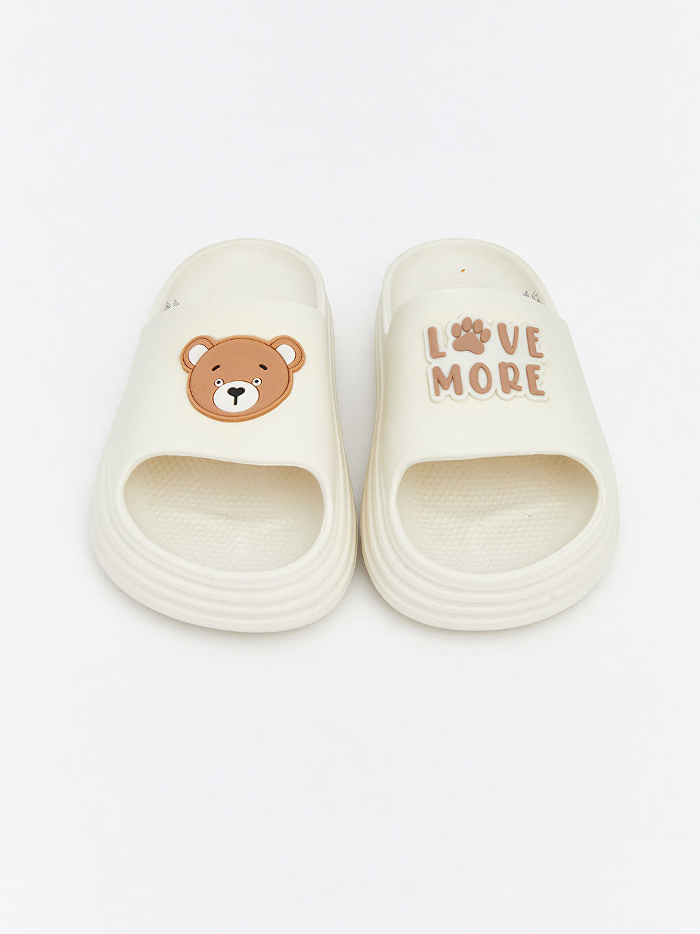 Bear Printed Girls' Slider-2