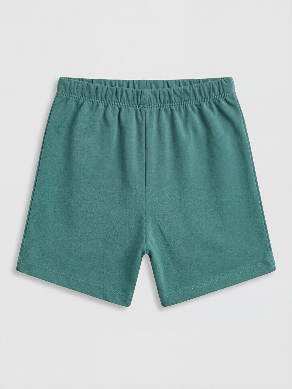 Ekru Çizgili Erkek Bebek Tişört ve Şort Takım-3