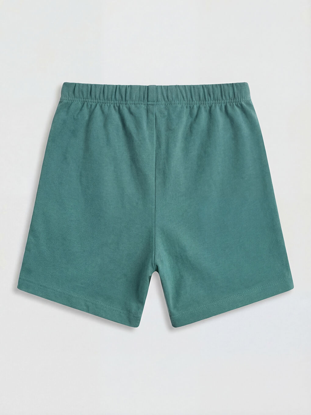 Ekru Çizgili Erkek Bebek Tişört ve Şort Takım-4