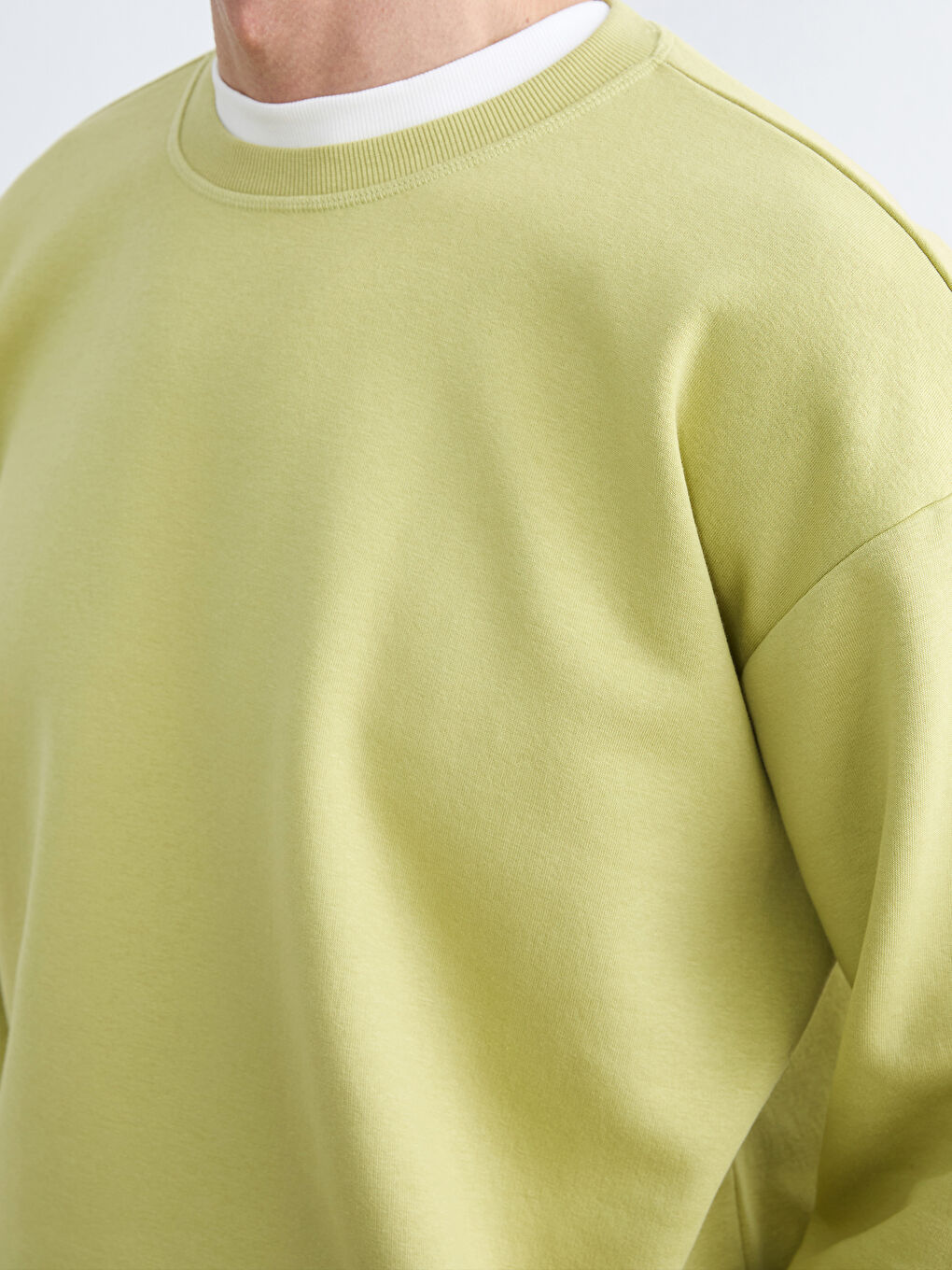 Men's Crew Neck Heavy Sweatshirt-2