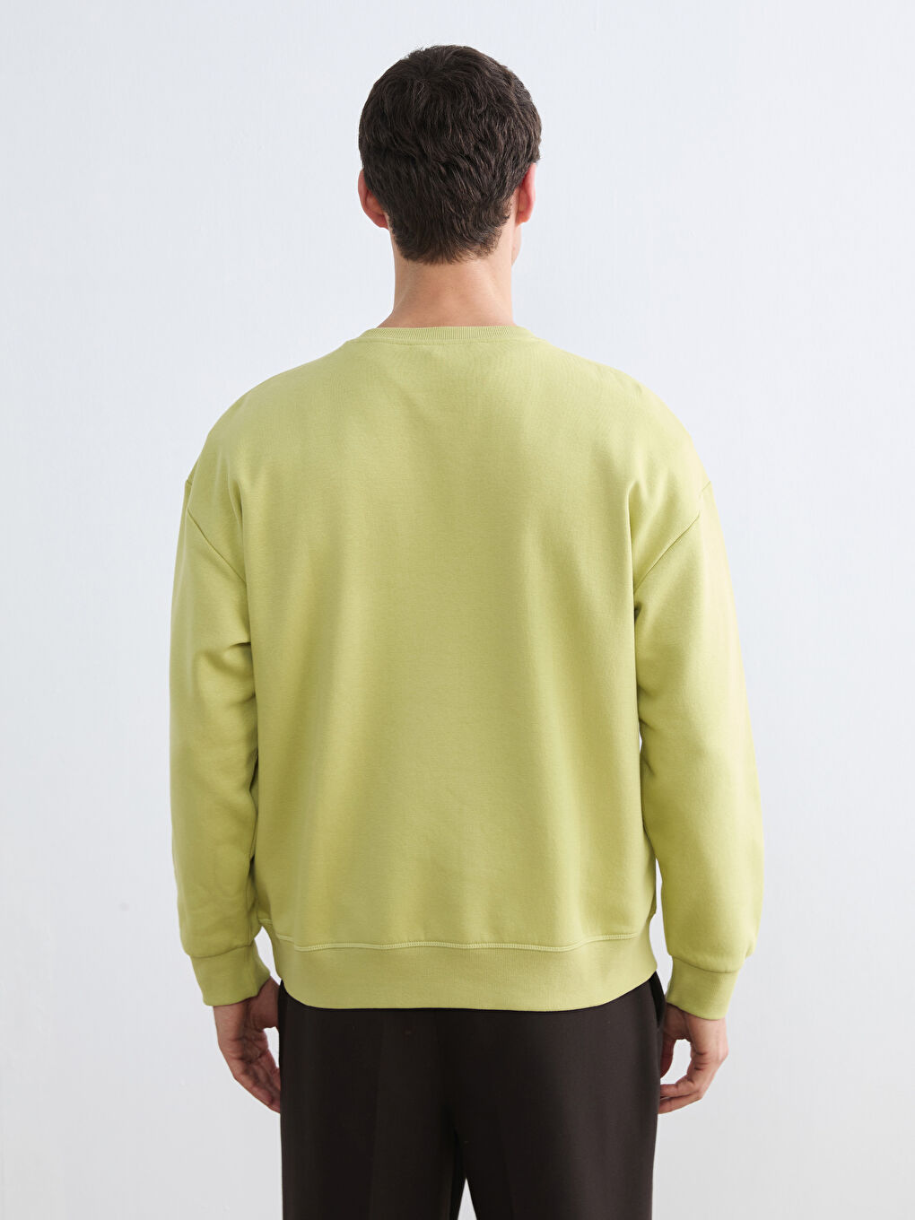Men's Crew Neck Heavy Sweatshirt-3