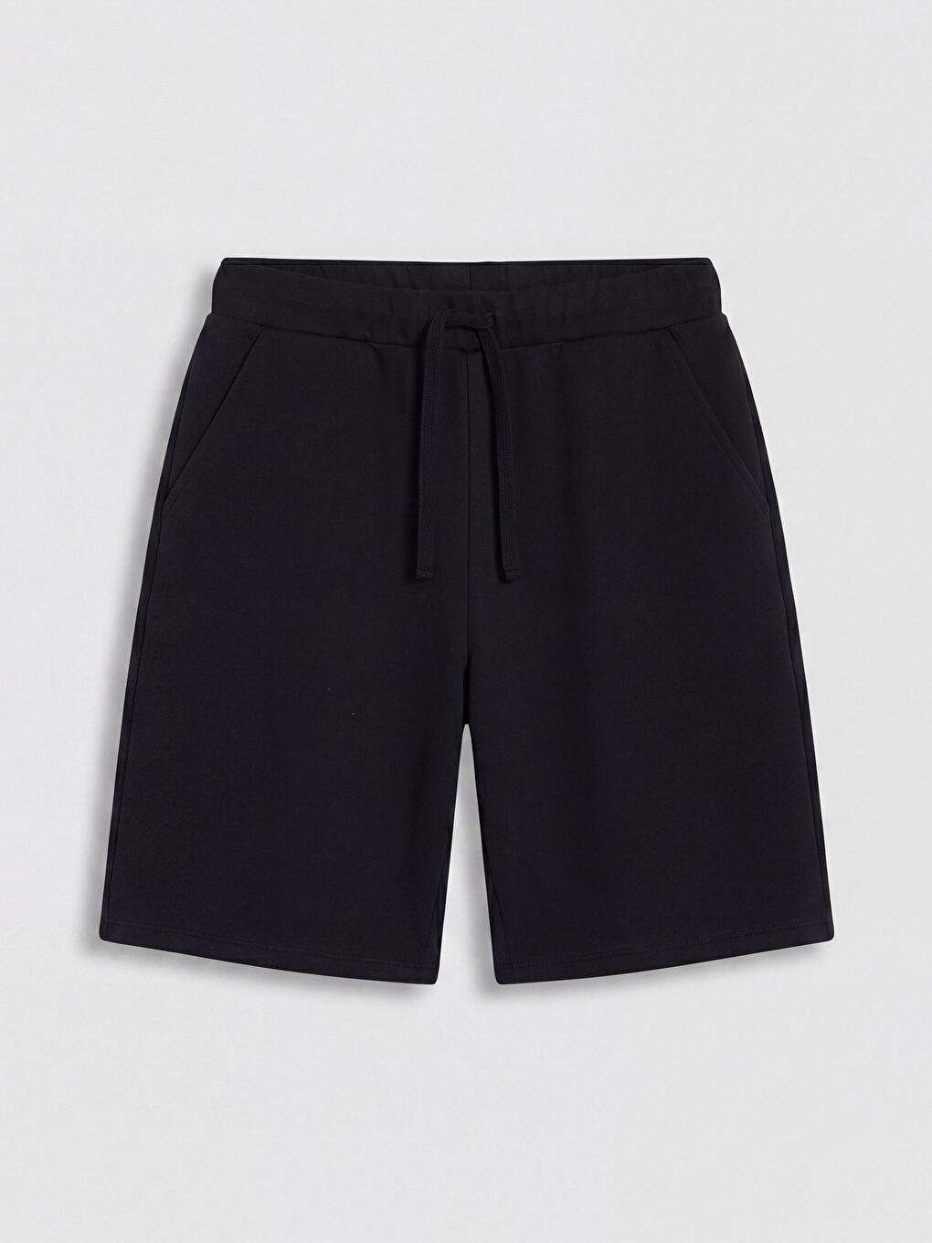 Siyah Beli Lastikli Kız Çocuk Şort