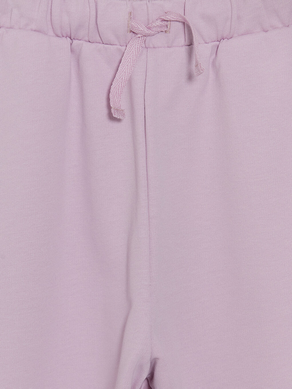 Lila Beli Lastikli Kız Çocuk Şort-2