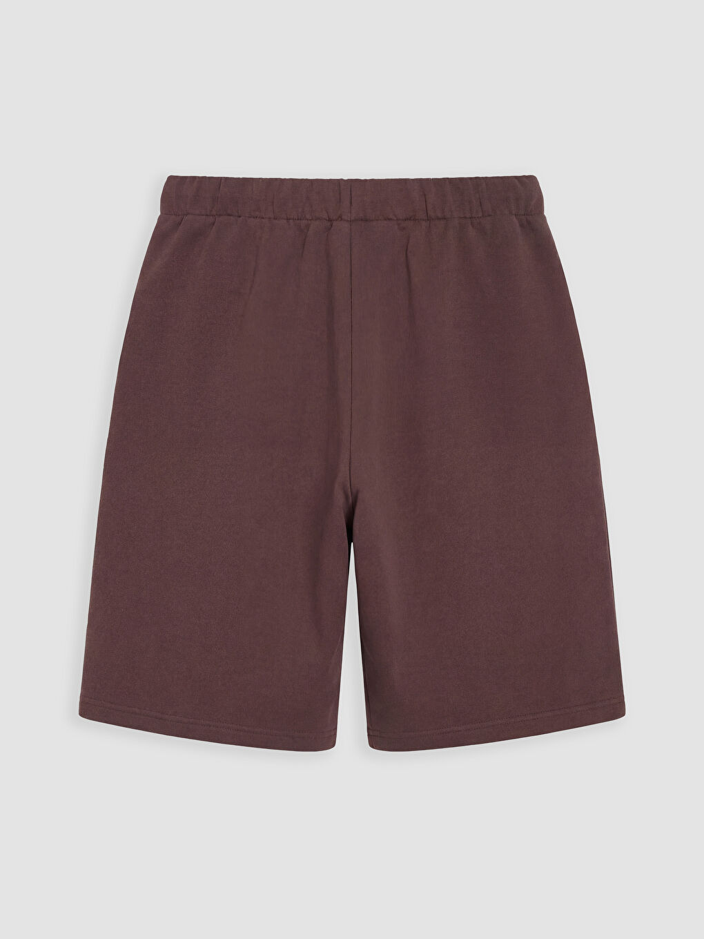 Kahverengi Beli Lastikli Kız Çocuk Şort-1