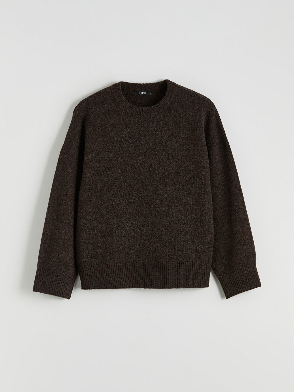 Women's Crew Neck Knit Sweater-3