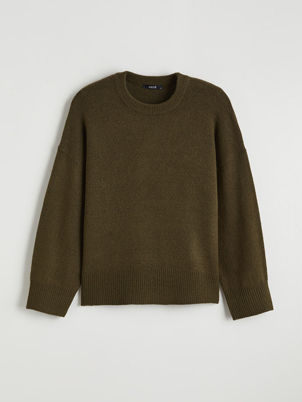 Women's Crew Neck Knit Sweater-4