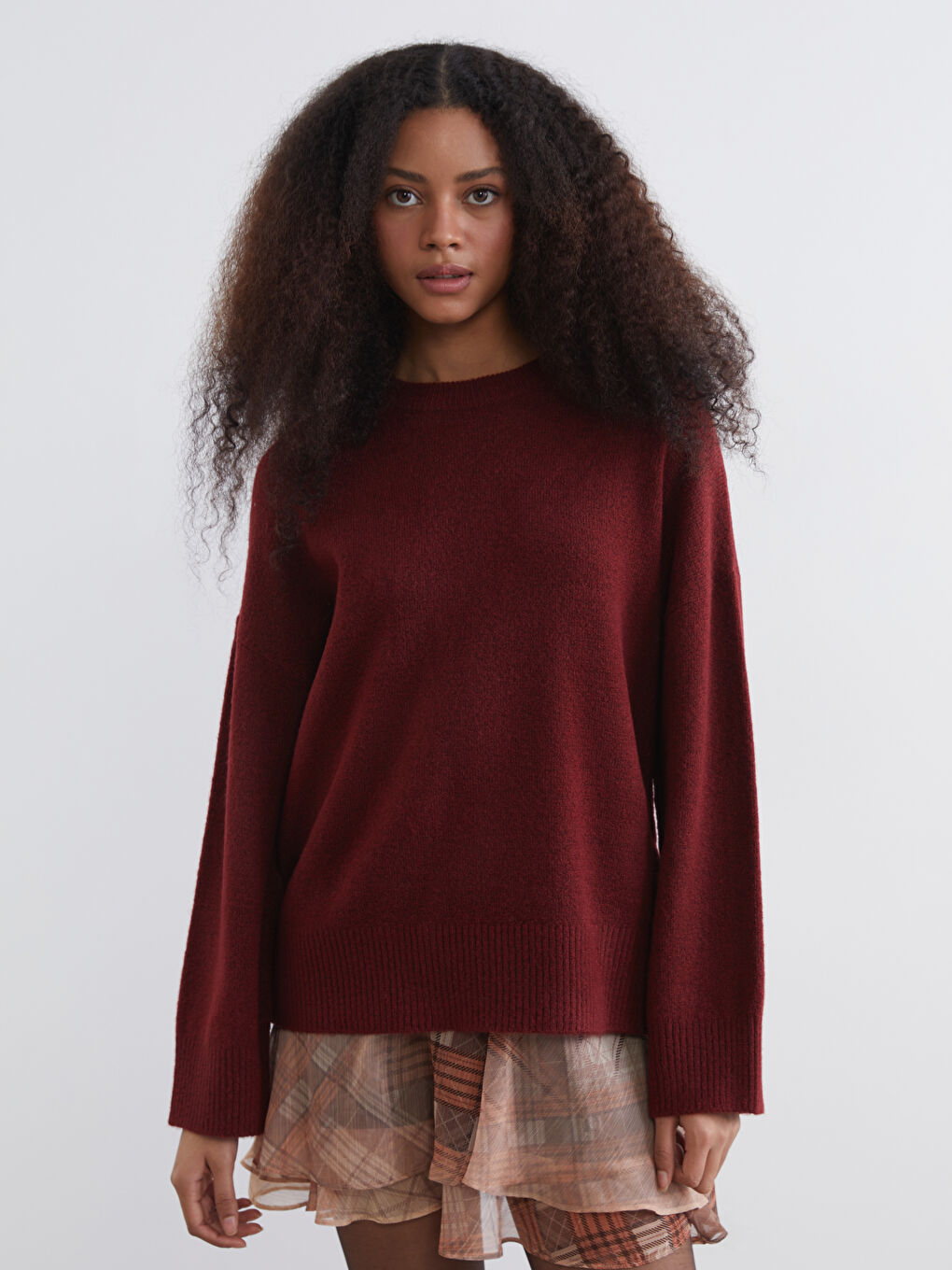 Women's Crew Neck Knit Sweater
