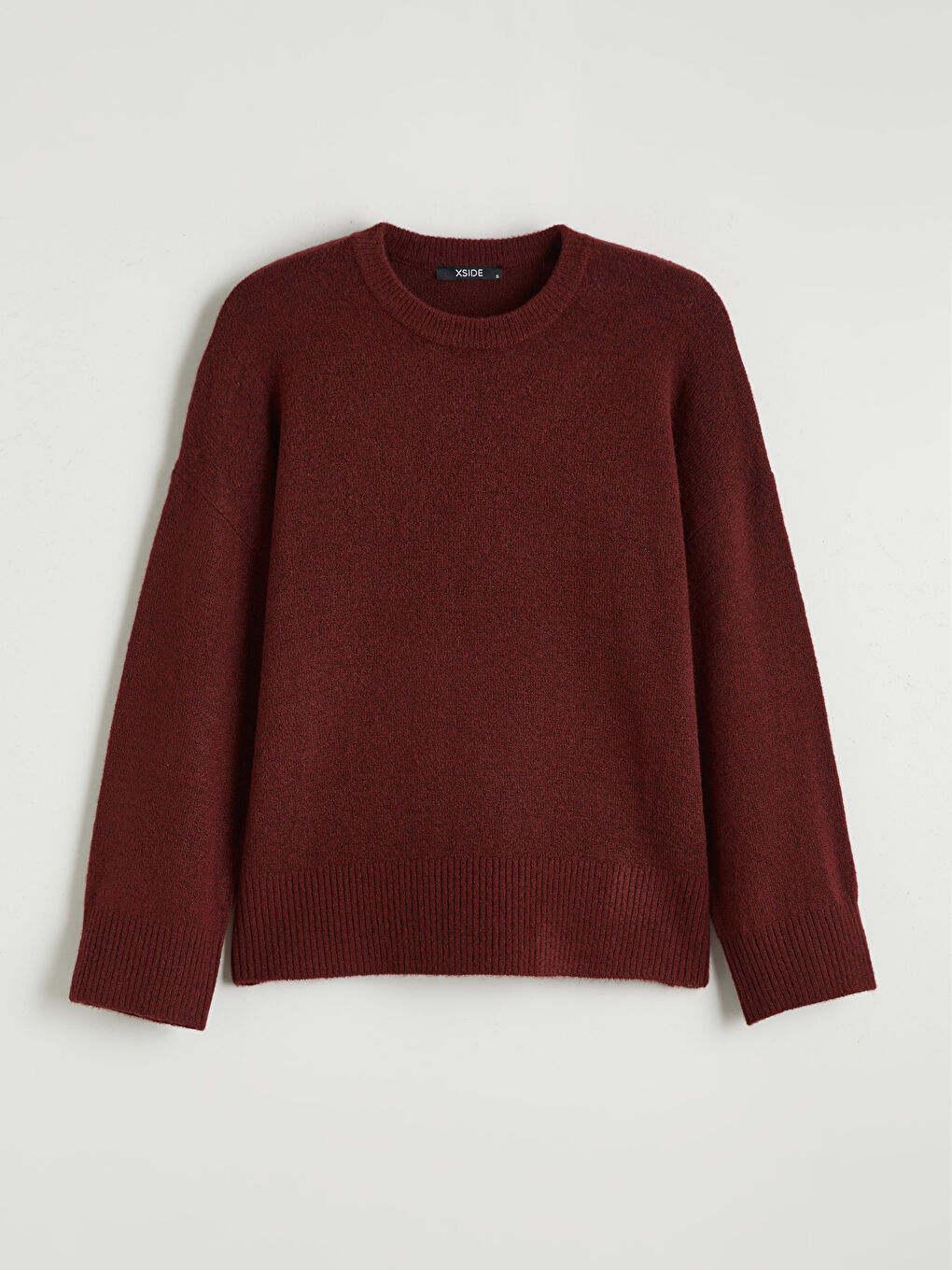 Women's Crew Neck Knit Sweater-4