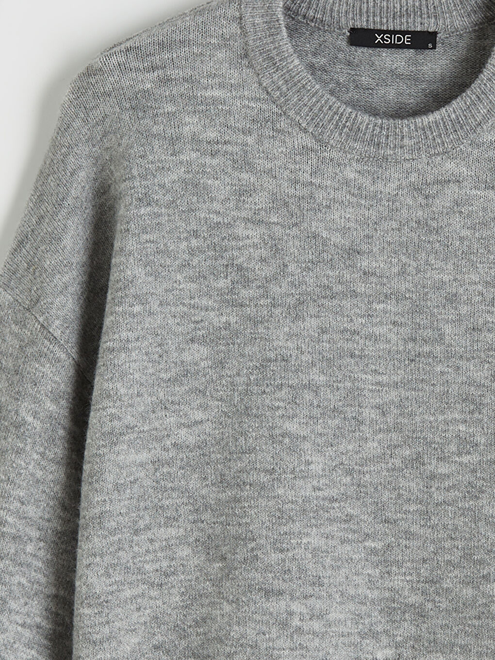 Women's Crew Neck Knit Sweater-5