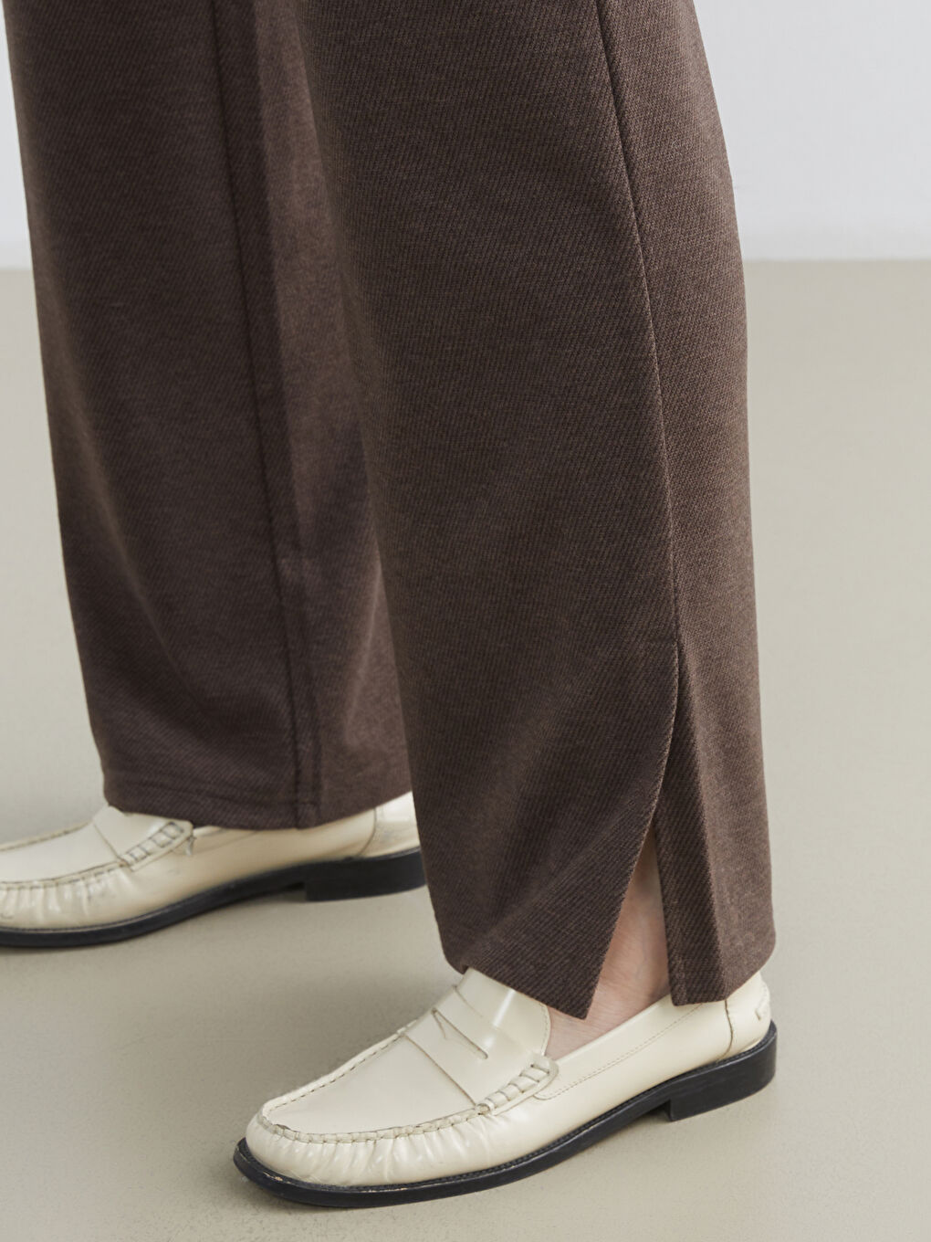 Woman BROWN Sweatpants-2