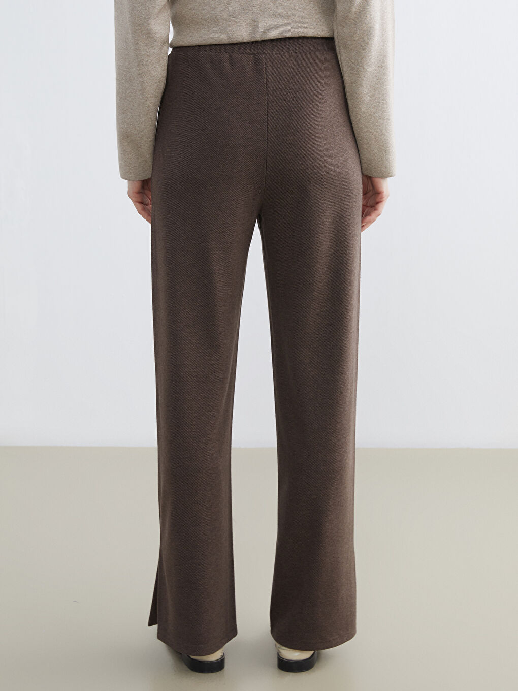 Woman BROWN Sweatpants-3