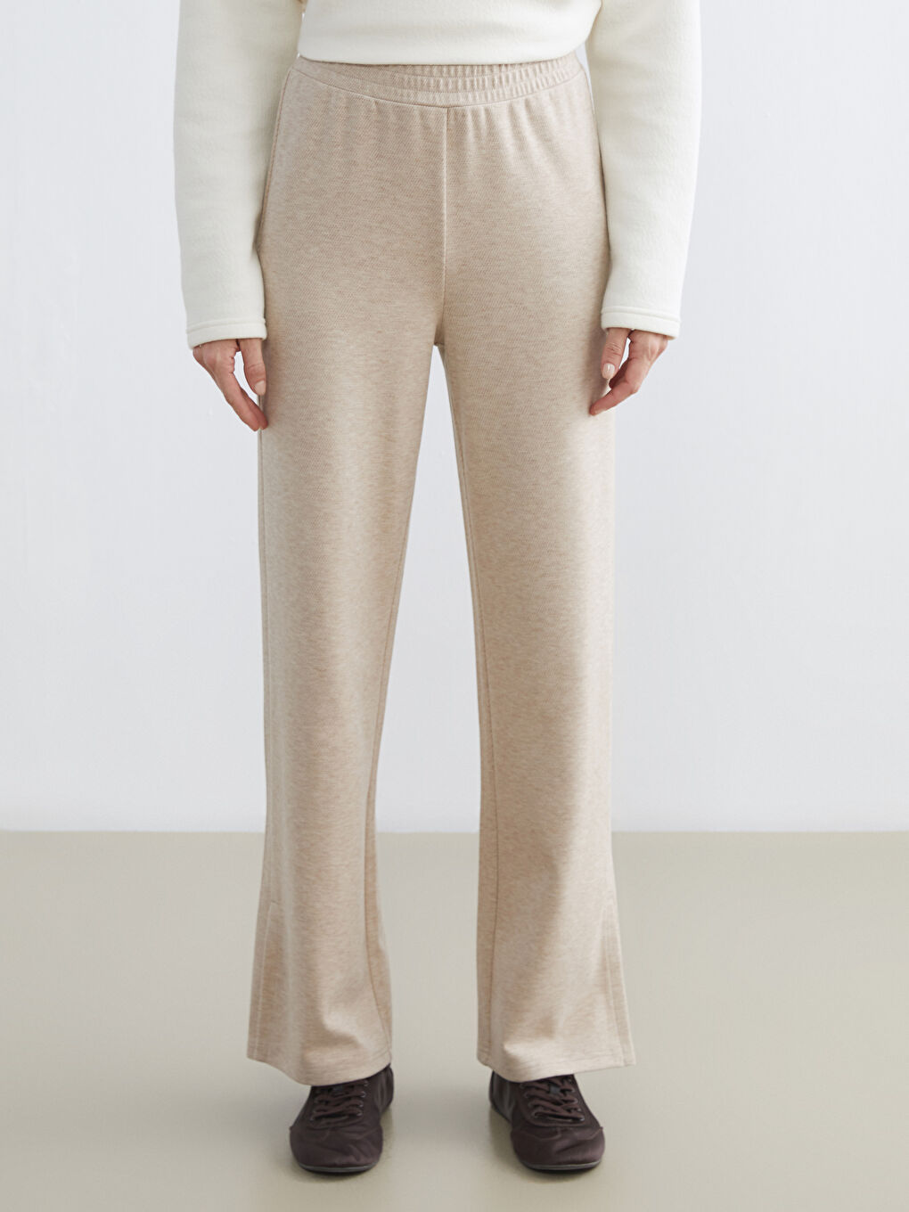 Women's Joggers with Elastic Waistband-1