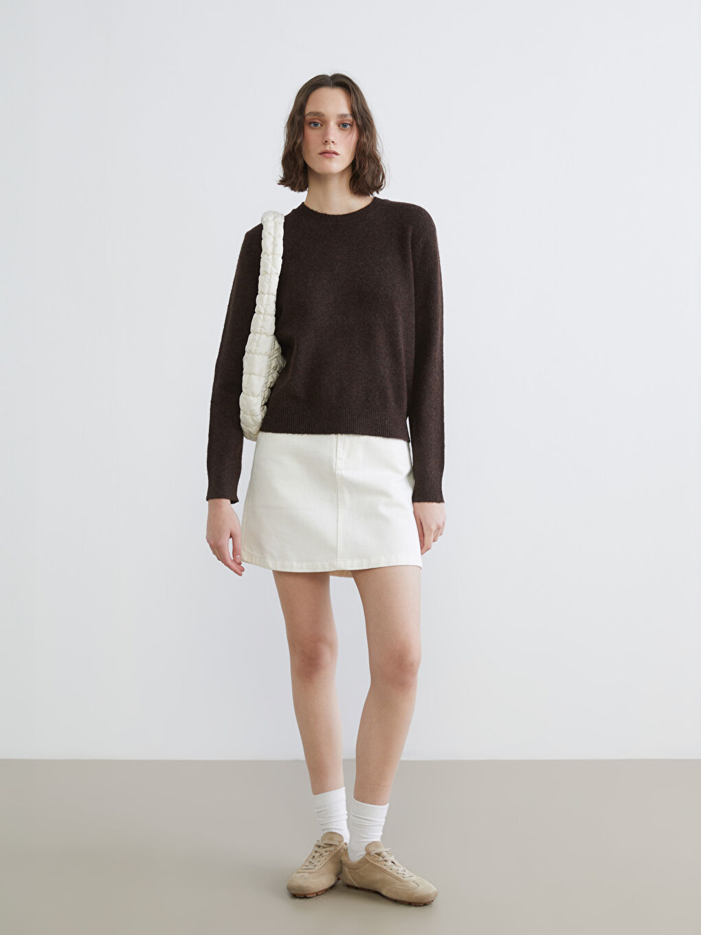 چاکەت قاوه‌یی ژن-1