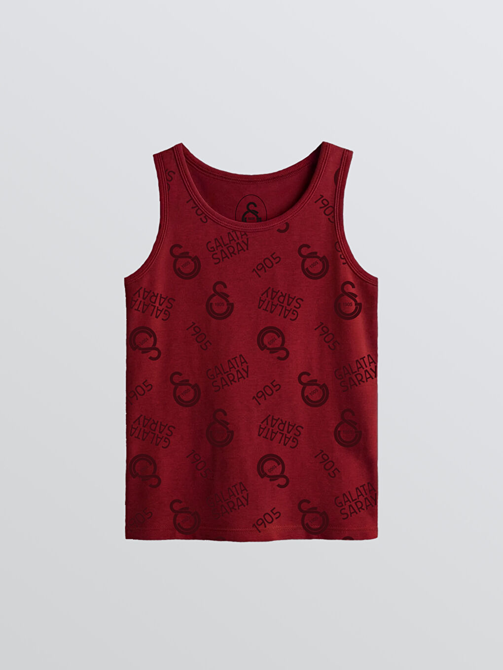 Kırmızı Erkek Çocuk Galatasaray Baskılı 2'li Atlet-1