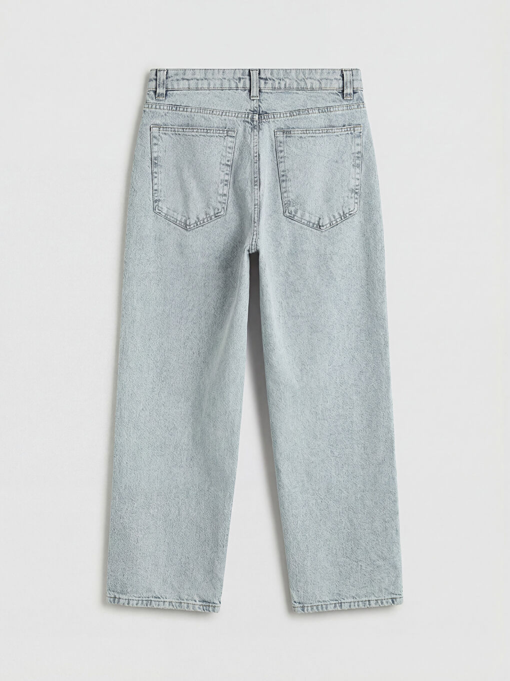 Gri 710 Loose Fit Erkek Jean Pantolon-1