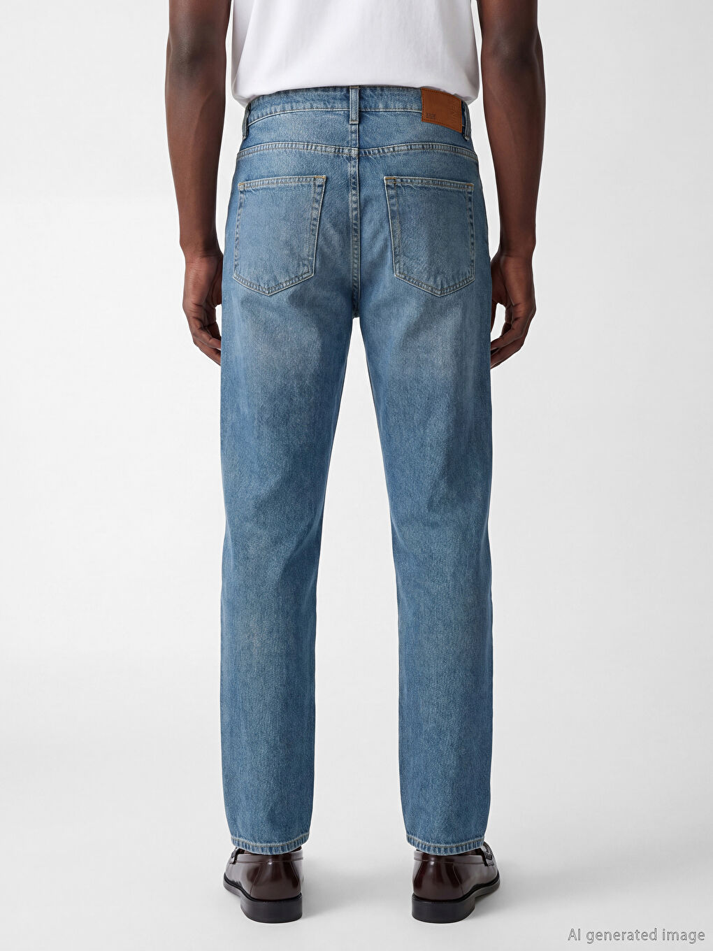 İndigo Baggy Fit Erkek Jean Pantolon-3