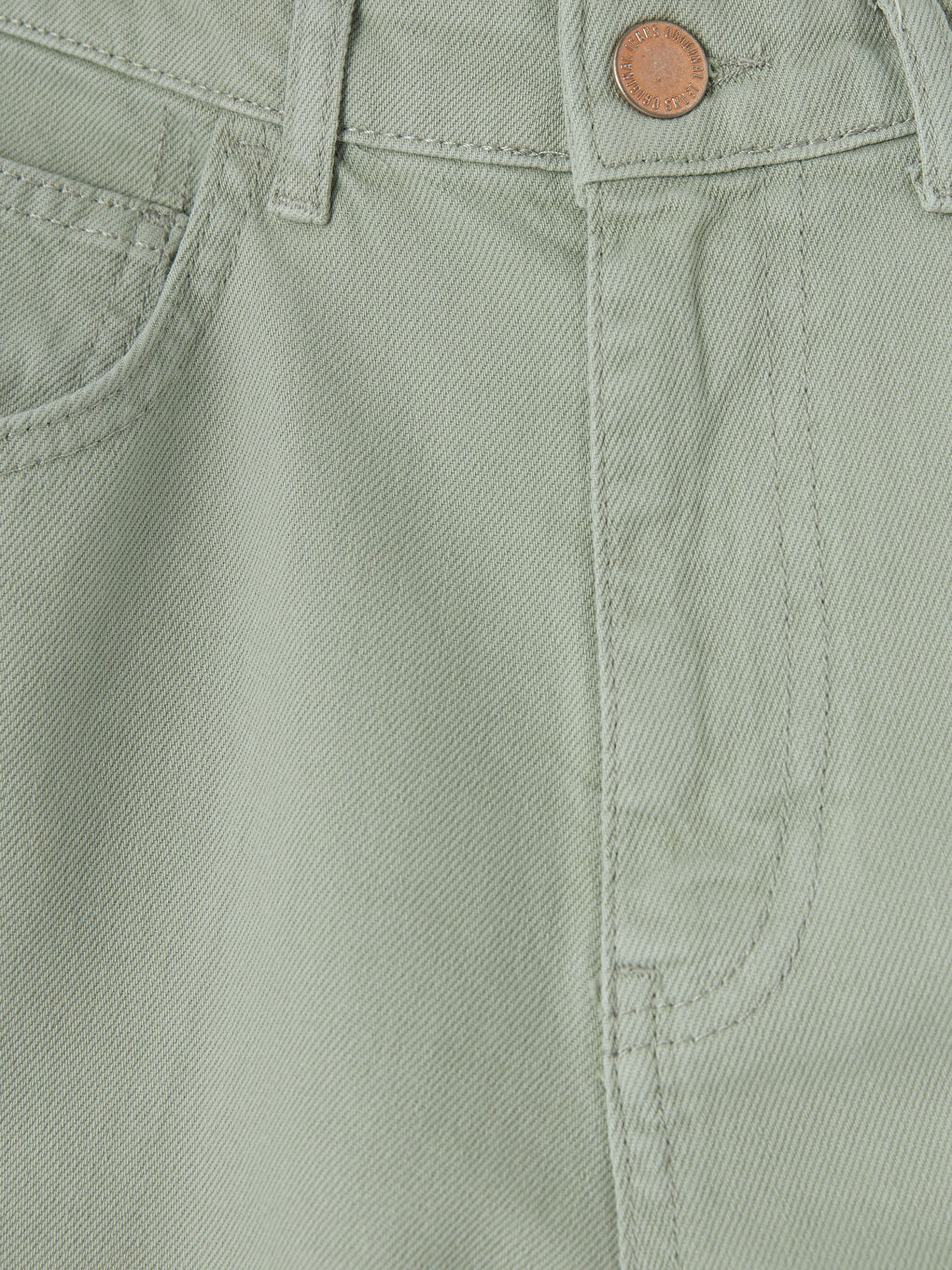 Yeşil 710 Baggy Fit Erkek Jean Pantolon-2