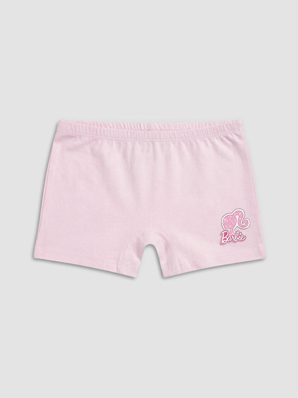 Pembe Barbie Baskılı Kız Çocuk Boxer 3'lü-3