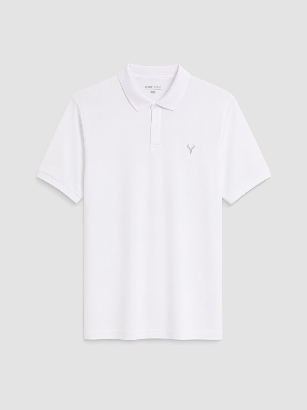 Man White Sports T-shirt-4