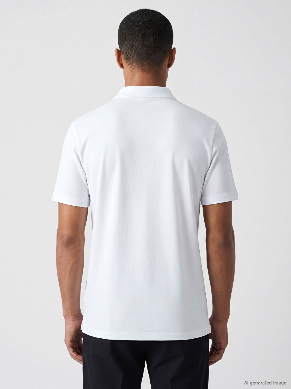 Man White Sports T-shirt-3