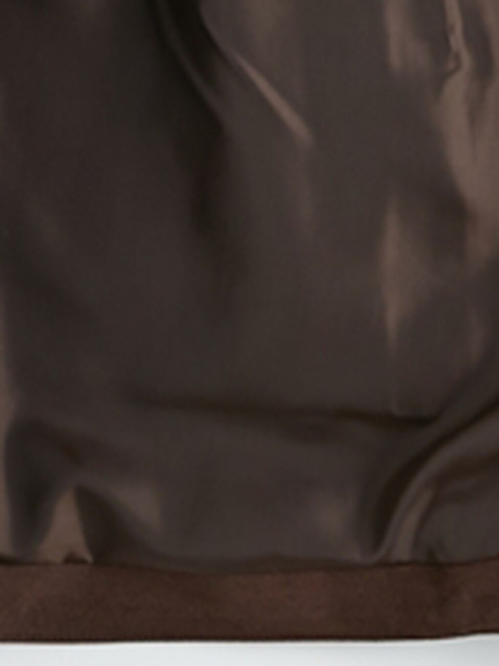 Kahverengi Gömlek Yaka Kadın Süet Görünümlü Ceket-1