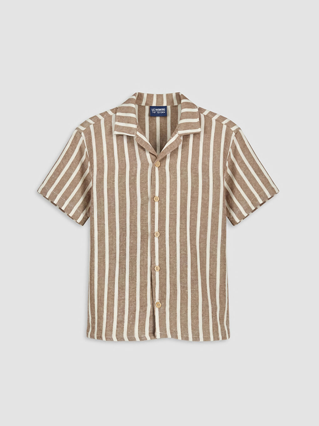 قميص وشورت شاش مخطط للأولاد-1