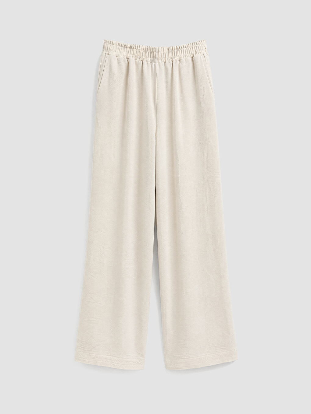 Woman Beige Trousers