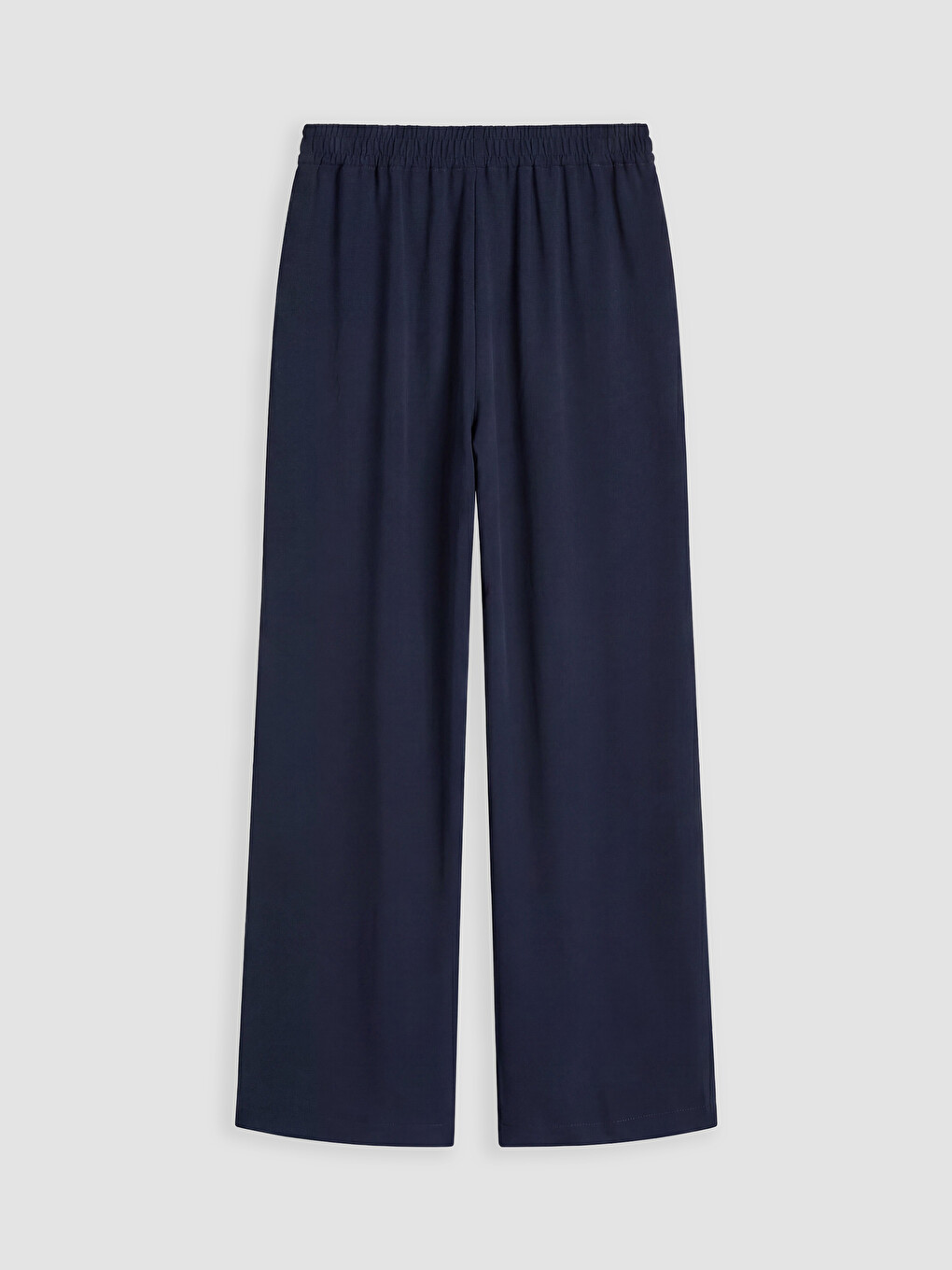 Elastic Waist Loose Fit Women's Trousers-5