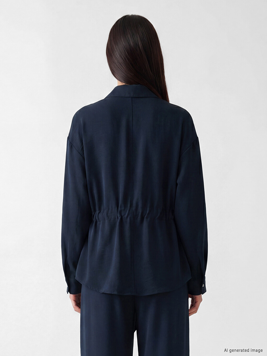 Tie Detail Women's Shirt-3