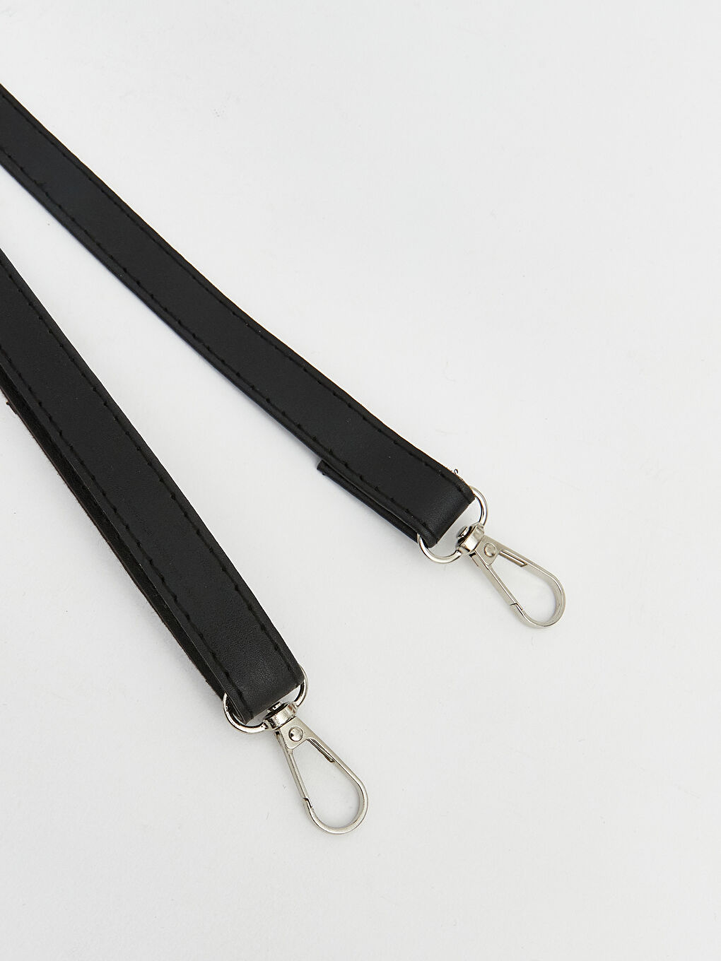 Siyah Deri Görünümlü Kadın Kol Çantası-2