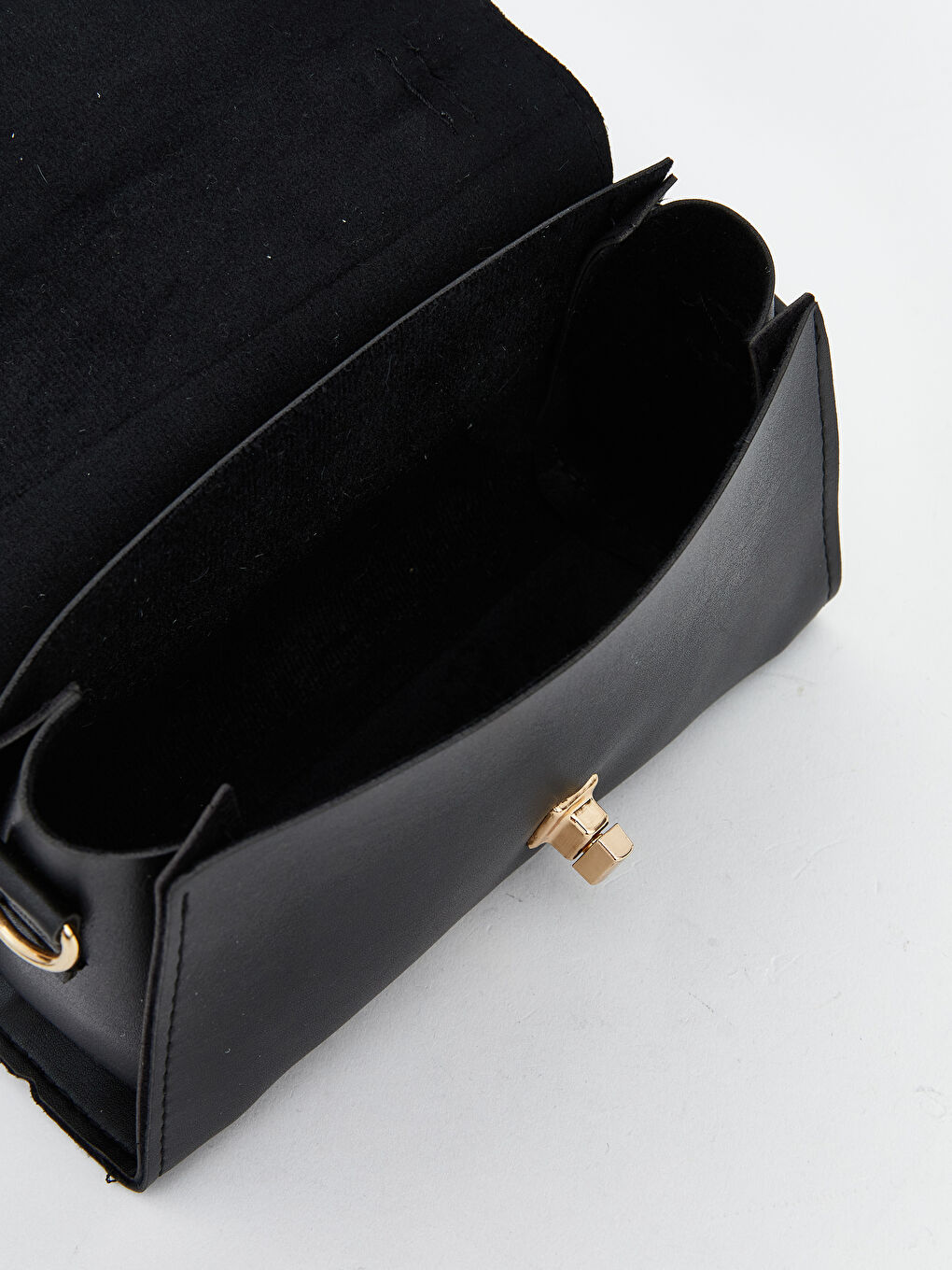 Siyah Çıkarılabilir Askılı Kadın Omuz Çantası-2