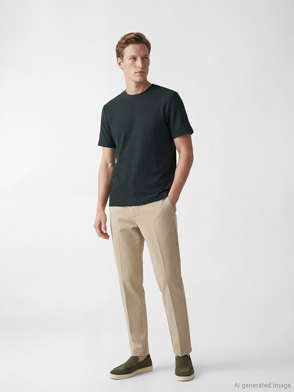 Crew Neck Men's T-Shirt-1