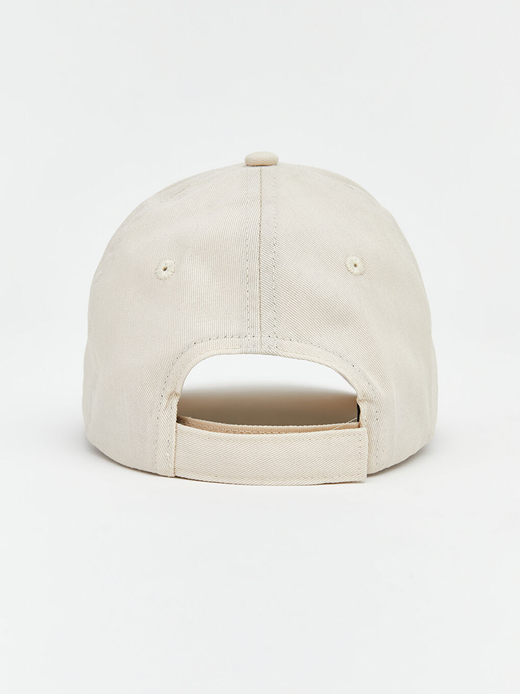 Bej Yazı Nakışlı Kadın Kep Şapka -2