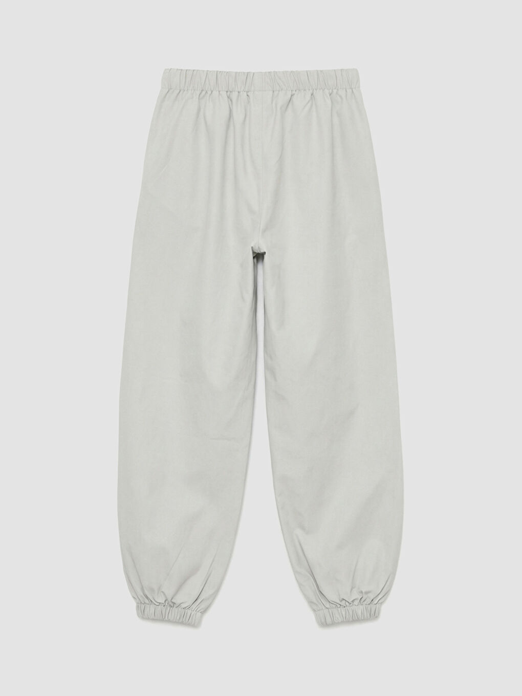 Gri Beli Lastikli Kız Çocuk Jogger Pantolon-1