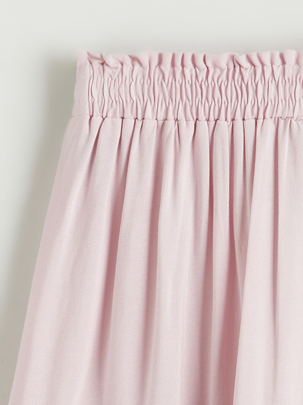 Lila Beli Lastikli Kız Çocuk Katkat Etek-1