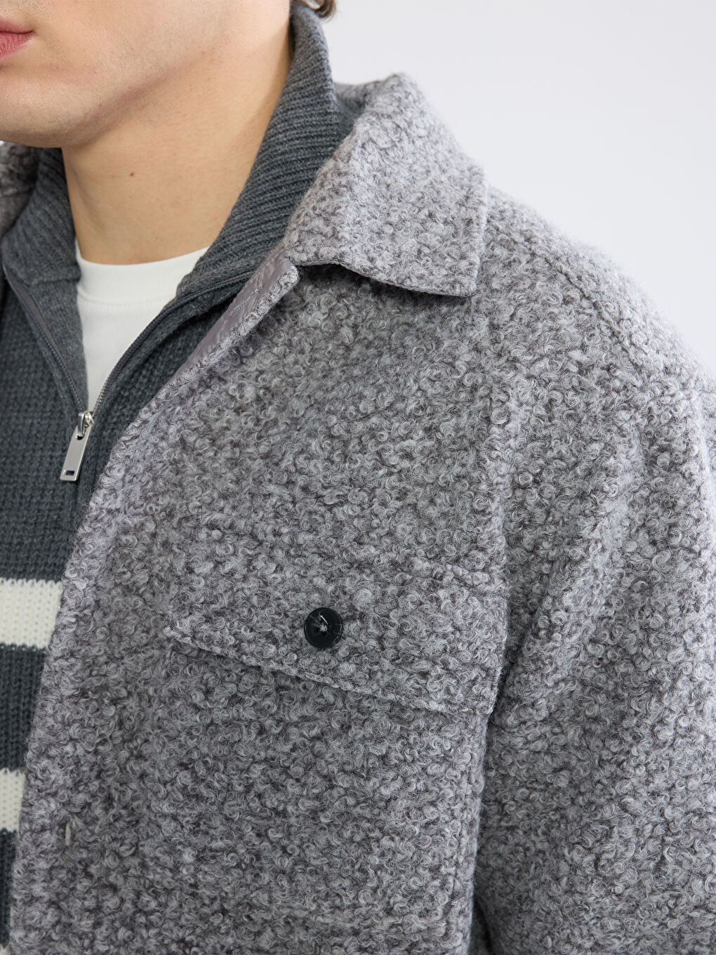 Casual Fit Men's Shirt Jacket-2