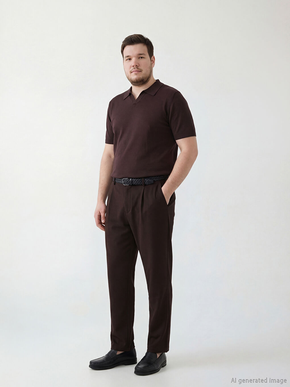 Mürdüm Standart Fit Erkek Pantolon-1